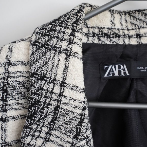 Zara black and white blazer - Picture 9 of 12